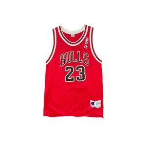 Champion Red Chicago Bulls #23 Kids Basketball Jersey